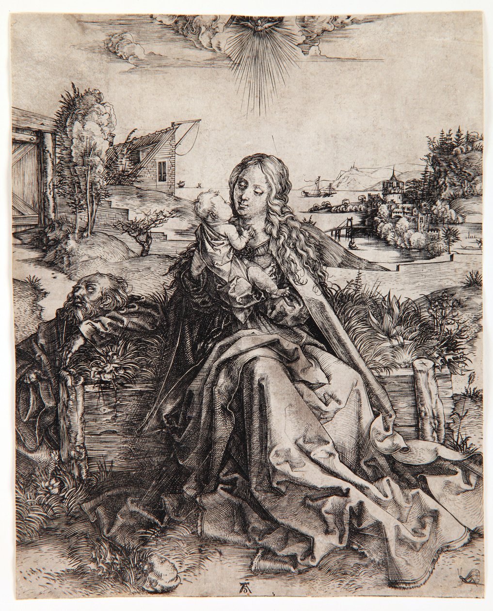 Kelebekli Bakire, c.1495 by Albrecht Dürer