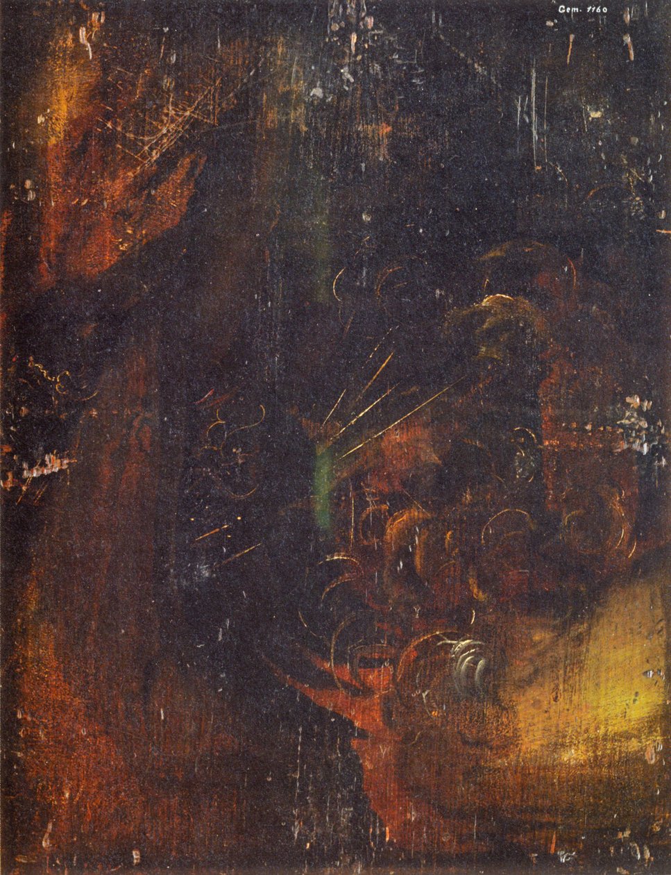 Ejderha ile Uçurum Manzarası by Albrecht Dürer