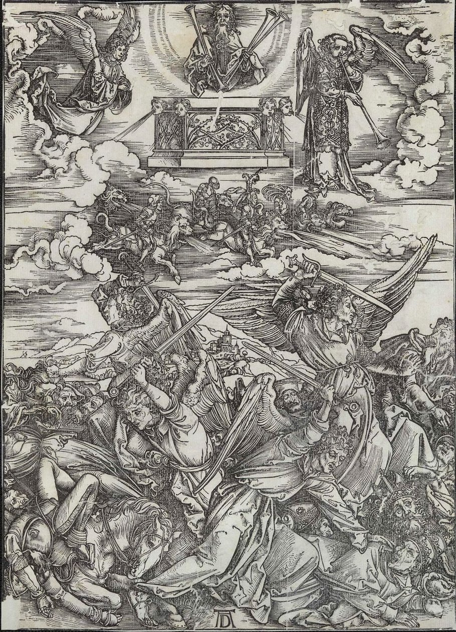 Dört İntikam Meleği by Albrecht Dürer