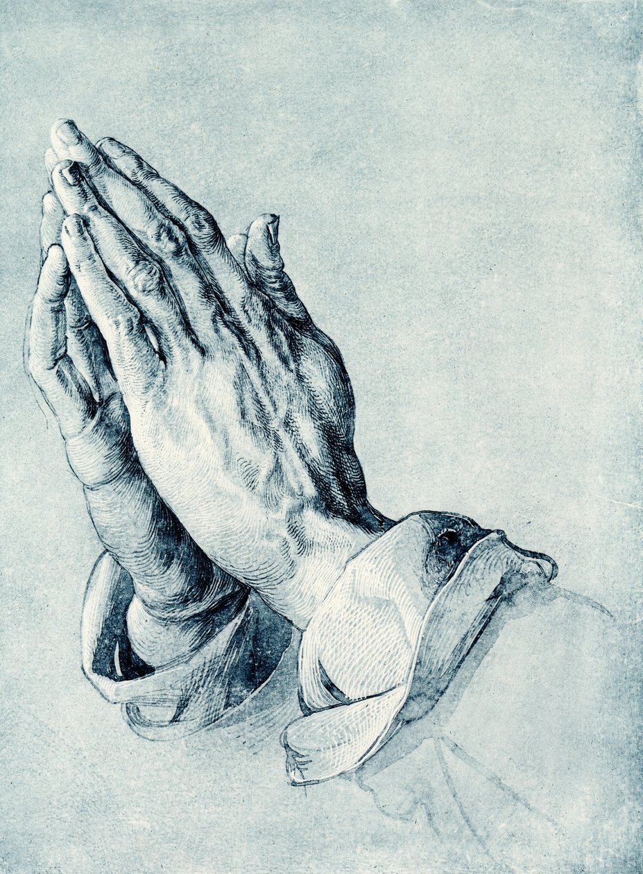 Folded hands of an Apostle by Albrecht Dürer