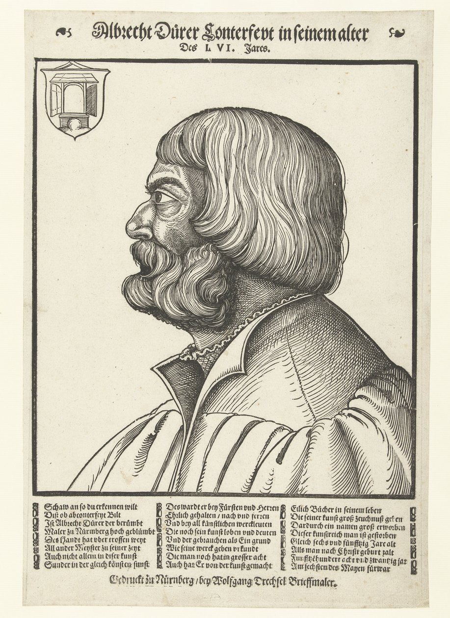Albrecht Dürer'in Portresi (1471-1528) by Albrecht (after) Durer or Duerer