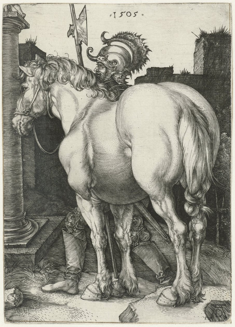 Büyük at by Albrecht (after) Durer or Duerer