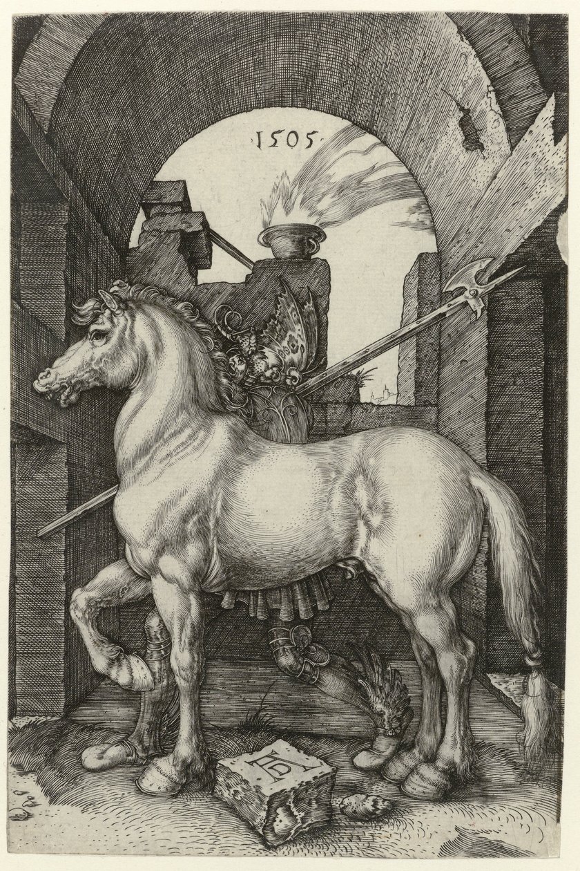 küçük at by Albrecht (after) Durer or Duerer