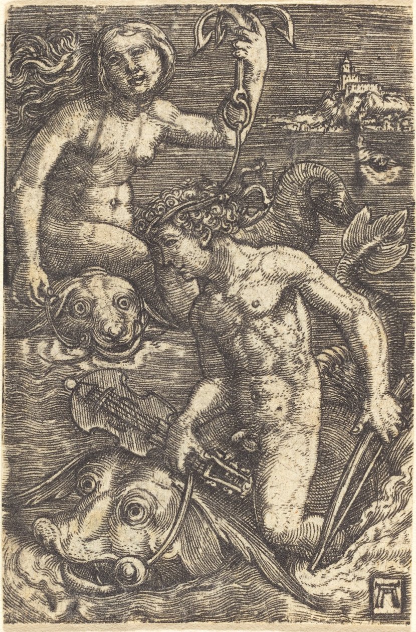 Arion ve Nereide by Albrecht Altdorfer