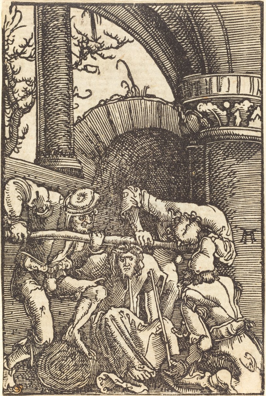 Dikenlerle Taçlandırılan İsa by Albrecht Altdorfer