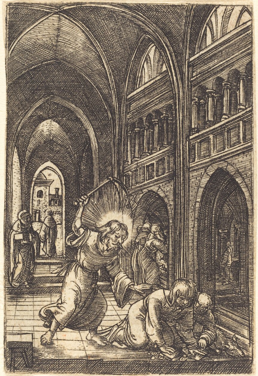 Mesih Para Değiştirenleri Kovuluyor by Albrecht Altdorfer