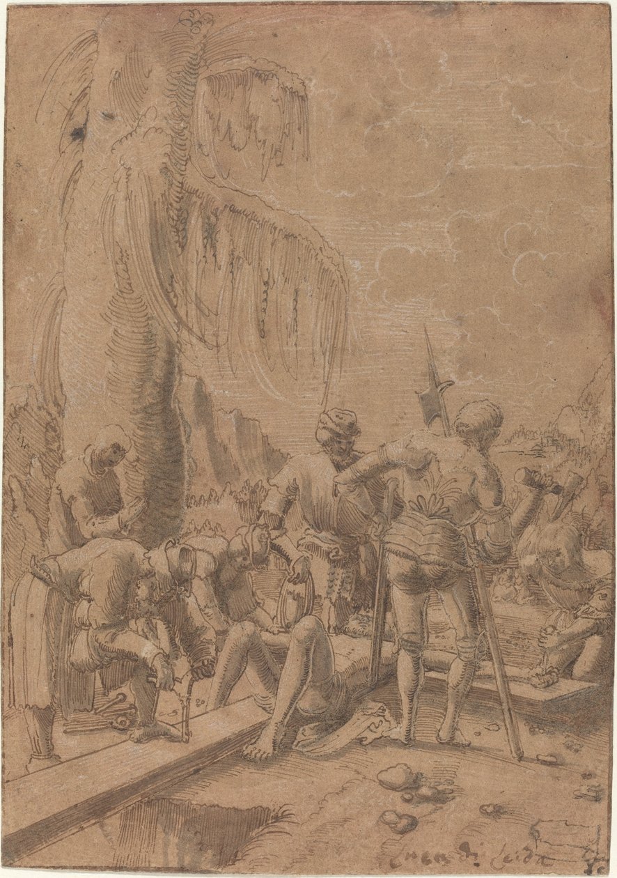 İsa çarmıha gerildi by Albrecht Altdorfer