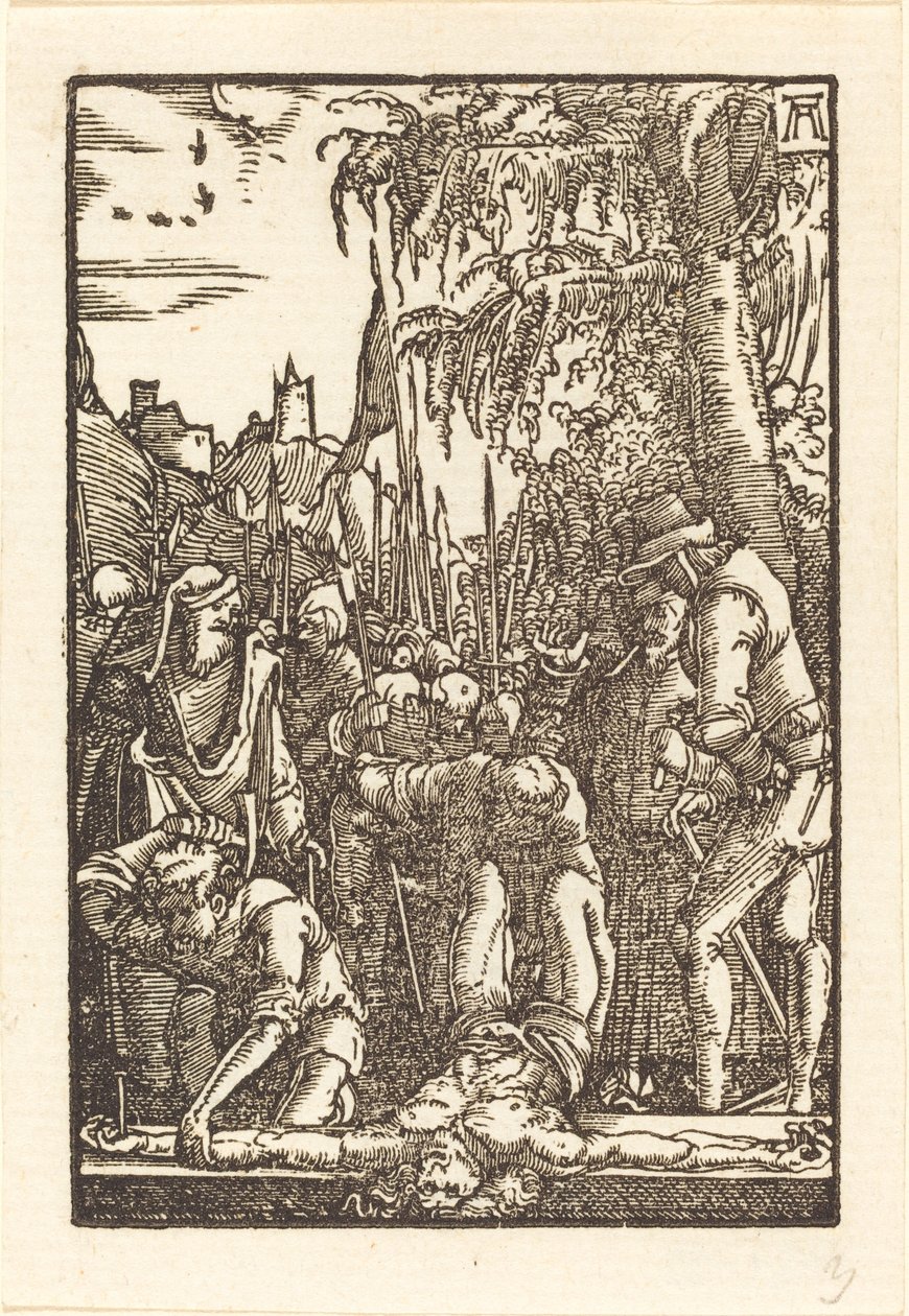İsa çarmıha gerildi by Albrecht Altdorfer