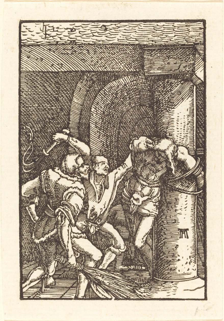 İsa Kırbaçlandı by Albrecht Altdorfer