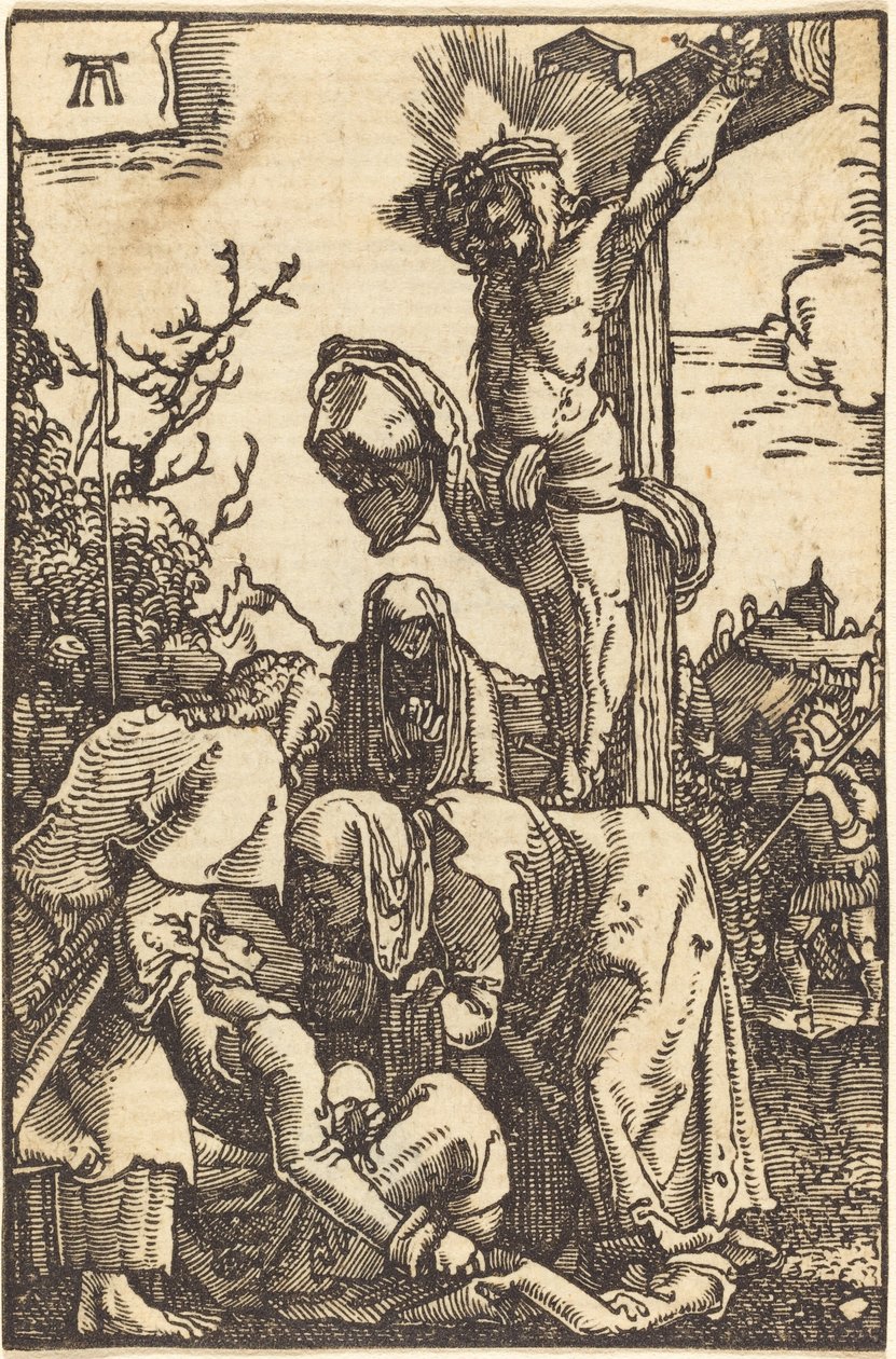 İsa çarmıhta by Albrecht Altdorfer
