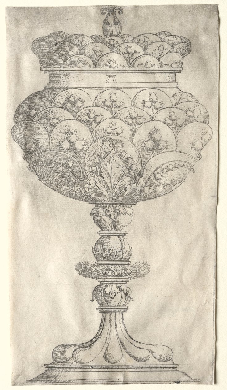 Vadideki Zambaklar ile Kadeh. by Albrecht Altdorfer
