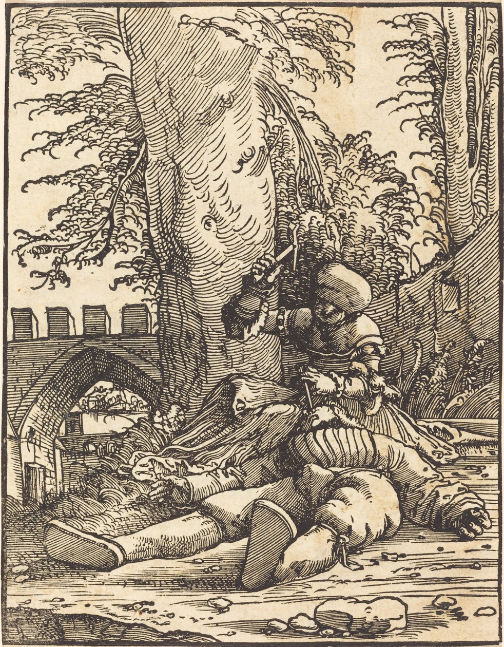 Jael ve Sisera by Albrecht Altdorfer