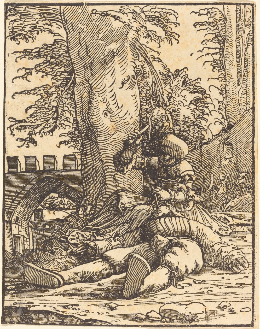 Jael ve Sisera by Albrecht Altdorfer