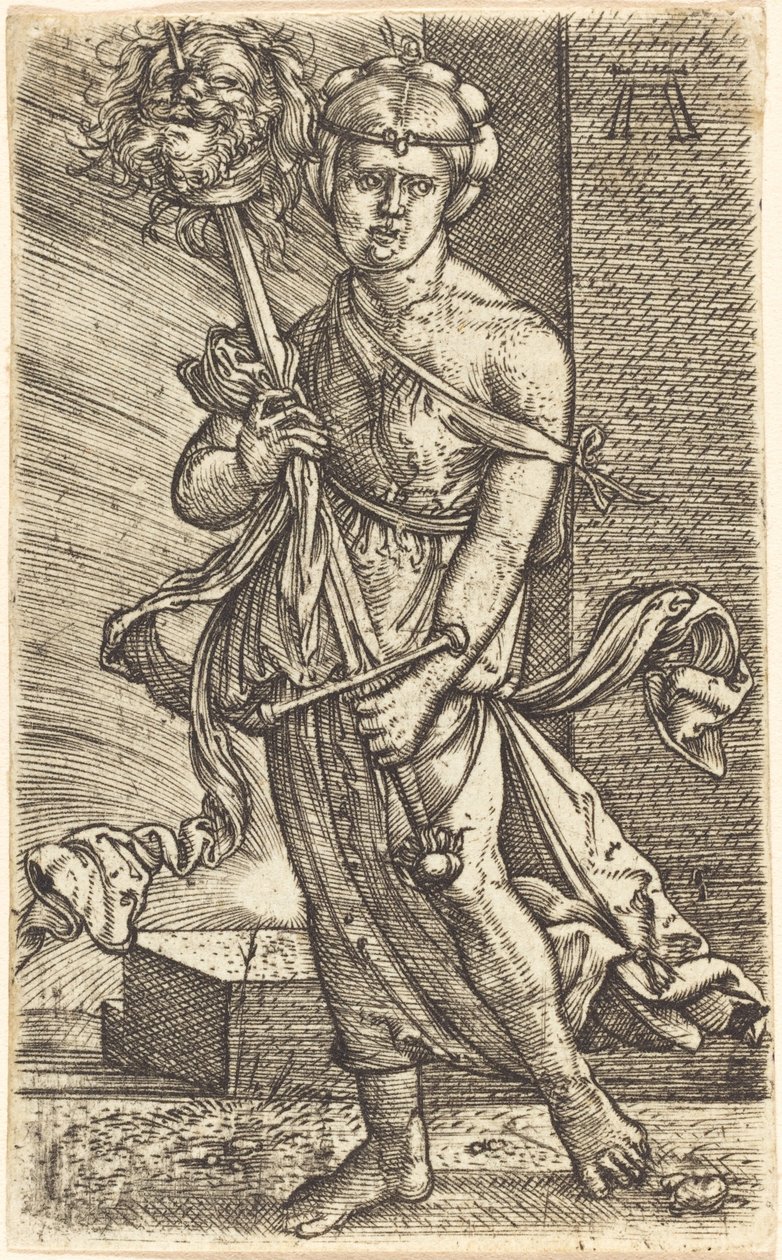 Holofernes Başkanı ile Judith by Albrecht Altdorfer