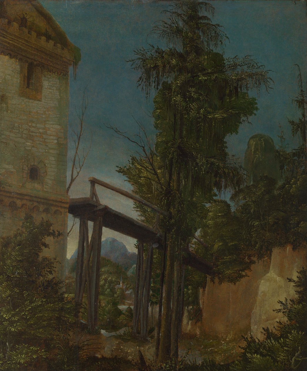 Yaya Köprüsü ile Peyzaj by Albrecht Altdorfer