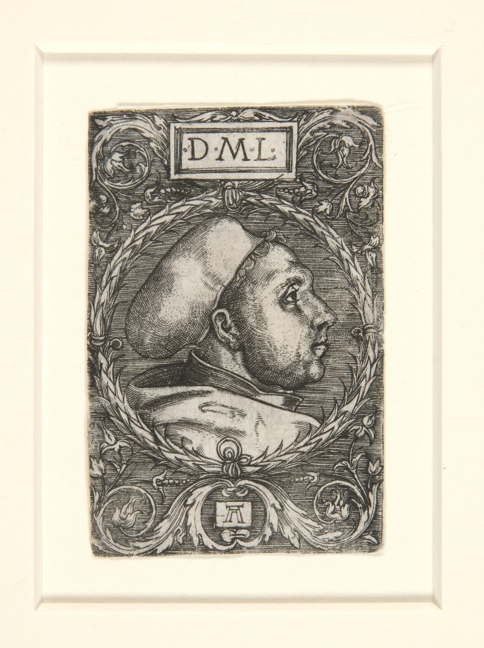 Martin Luther, 1521 by Albrecht Altdorfer