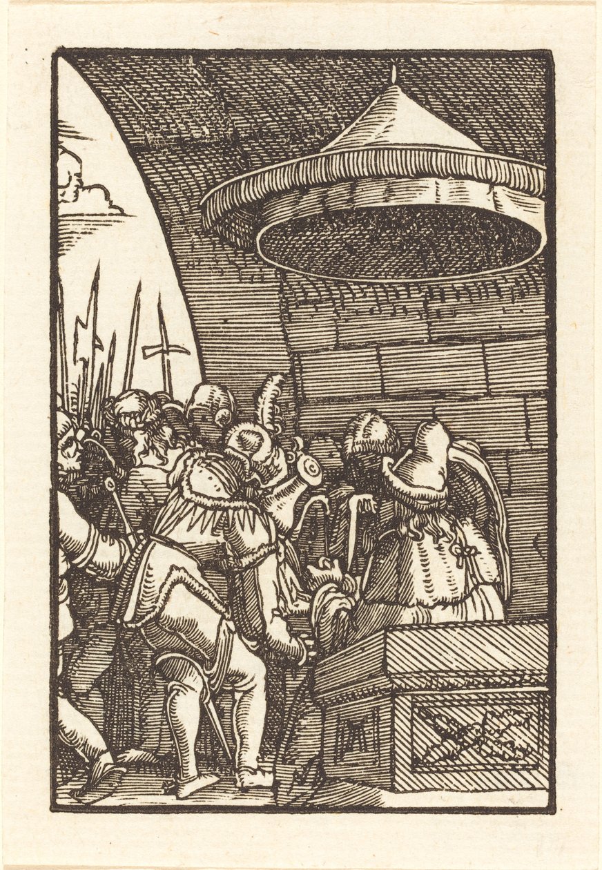 Pilatus Ellerini Yıkamak by Albrecht Altdorfer