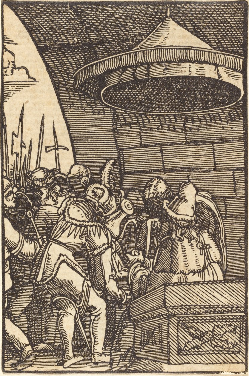 Pilatus Ellerini Yıkamak by Albrecht Altdorfer