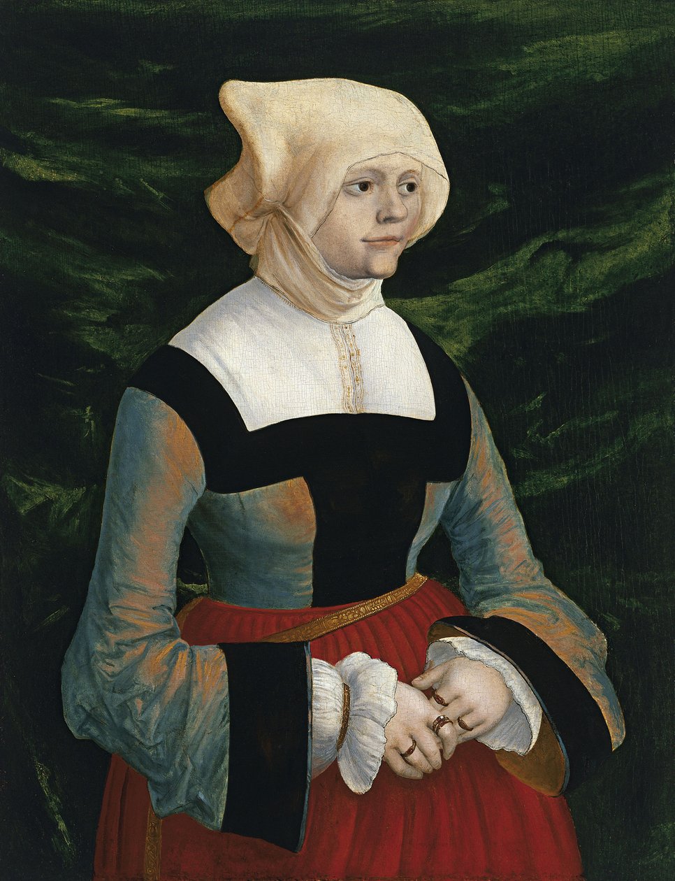 Genç Bir Kadının Portresi, yaklaşık 1521-1525 by Albrecht Altdorfer