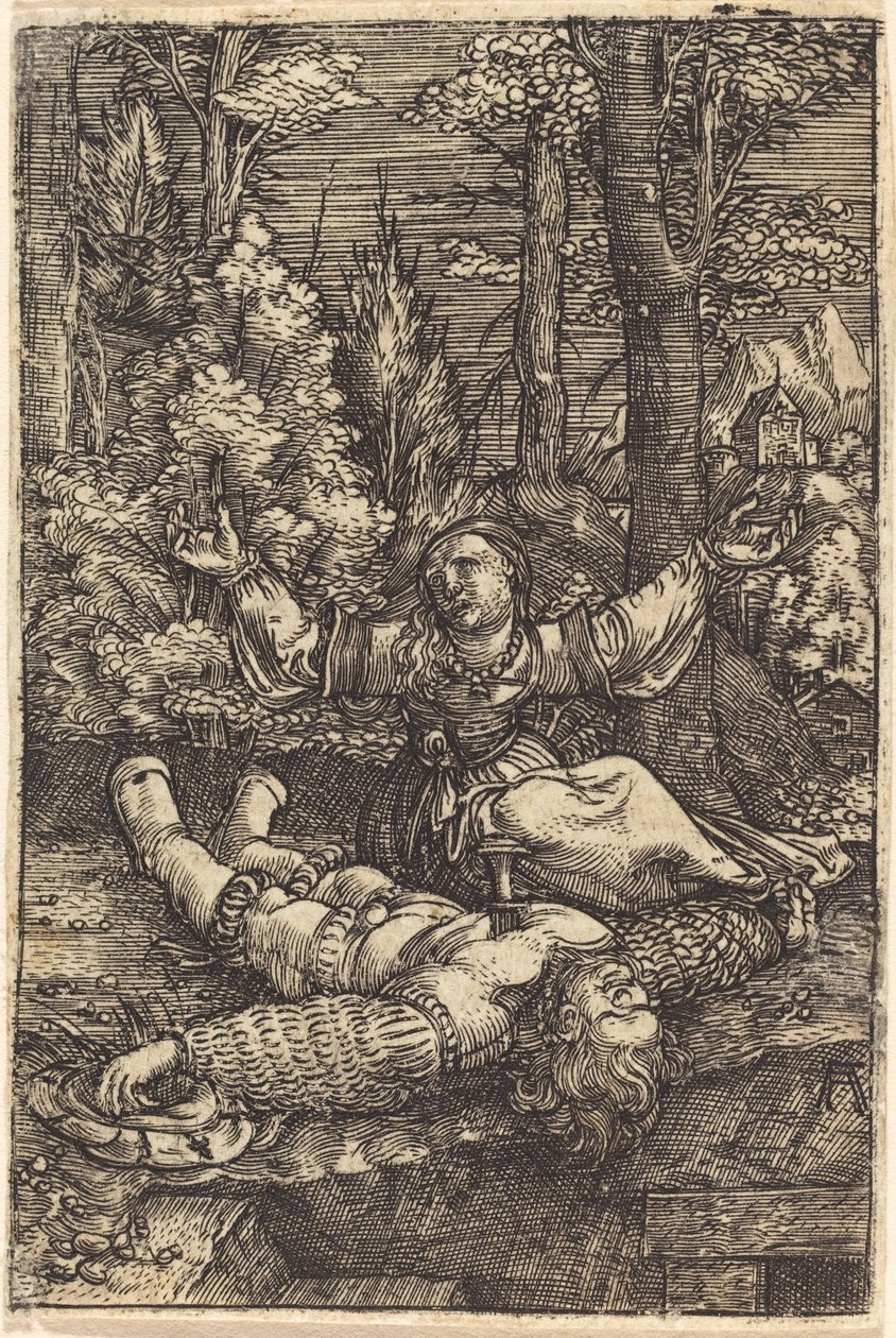 Pyramus ve Thisbe by Albrecht Altdorfer
