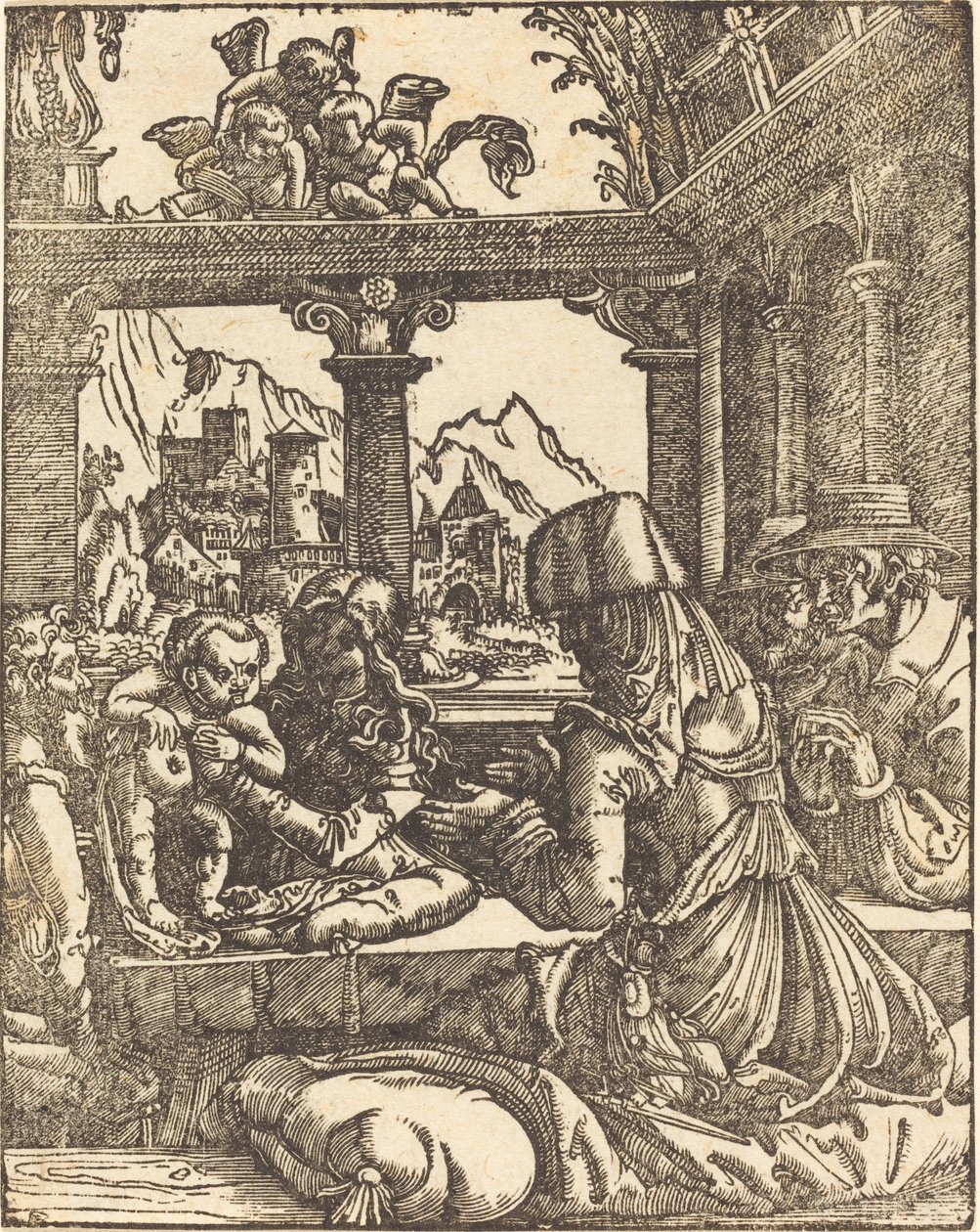 Çobanların hayranlığı by Albrecht Altdorfer