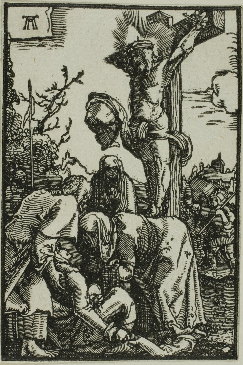 İnsanın Düşüşünden ve Kefaretinden Çarmıha Gerilme by Albrecht Altdorfer