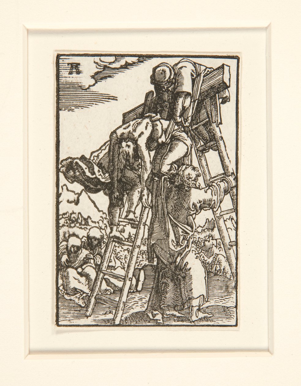 İnsanın Düşüşü ve Kefareti dizisinden Haçtan İniş by Albrecht Altdorfer