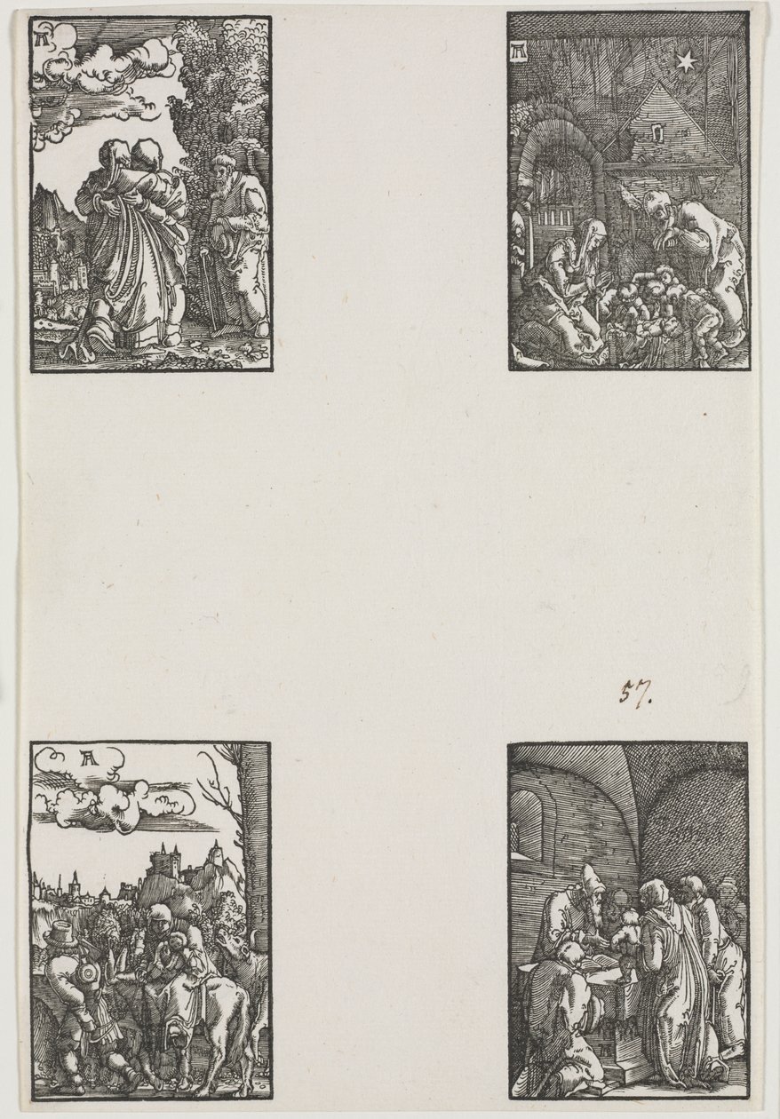 İnsanın Düşüşü ve Kurtuluşu by Albrecht Altdorfer