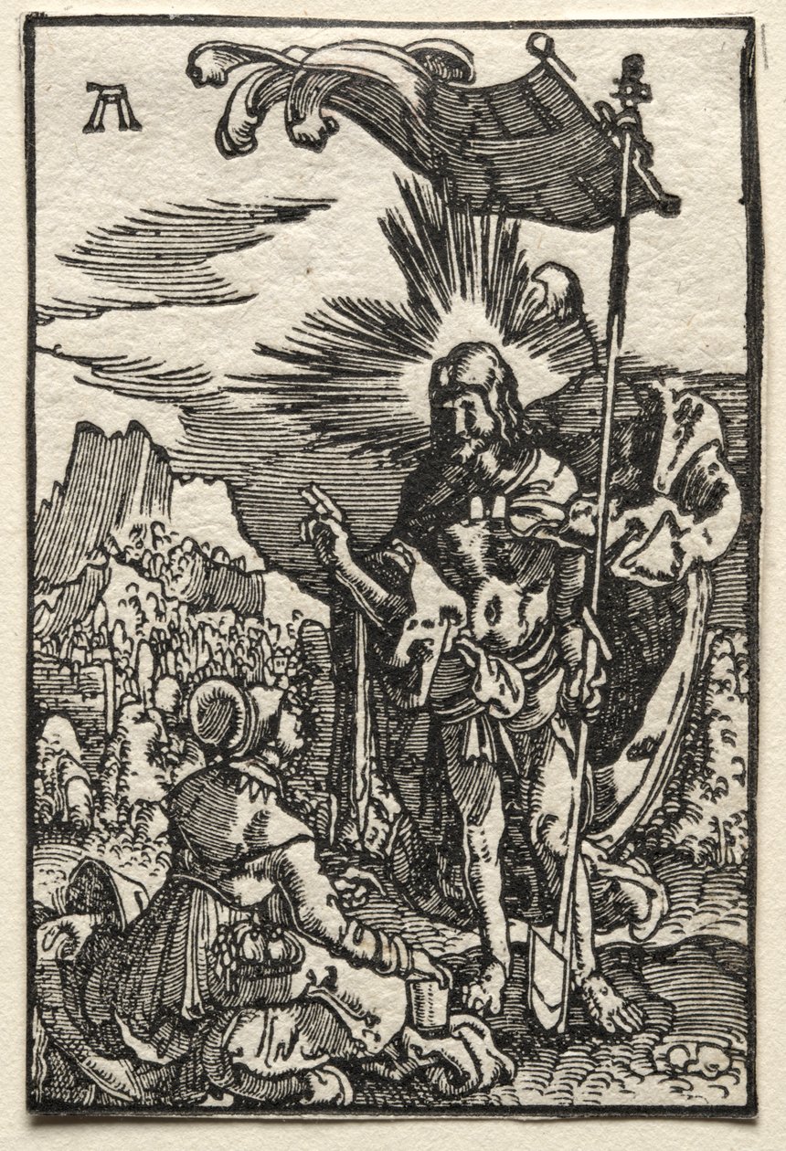 İnsanın Düşüşü ve Kefareti: Mesih'in St. Mary Magdalen'e Görünmesi by Albrecht Altdorfer