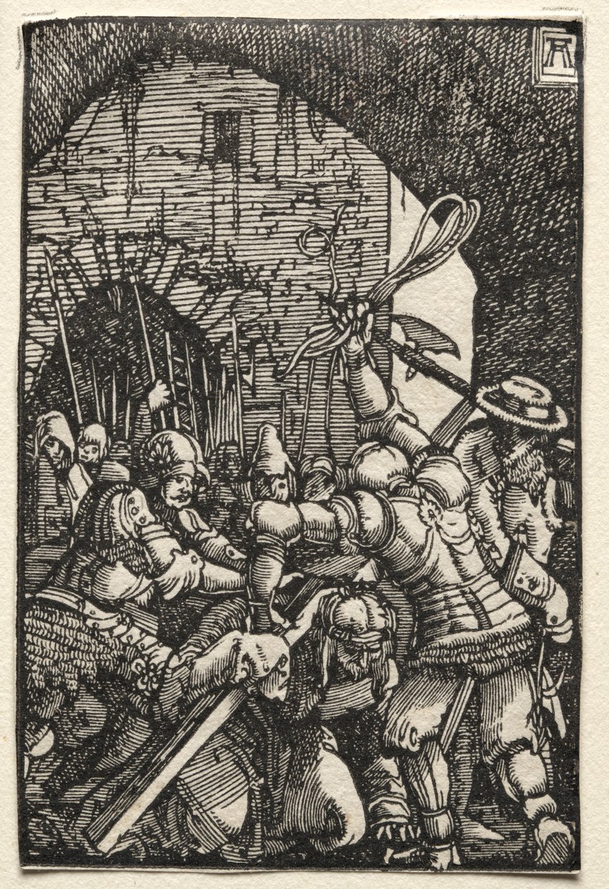 İnsanın Düşüşü ve Kefareti: Haçı Taşıyan İsa, c. 1515. by Albrecht Altdorfer