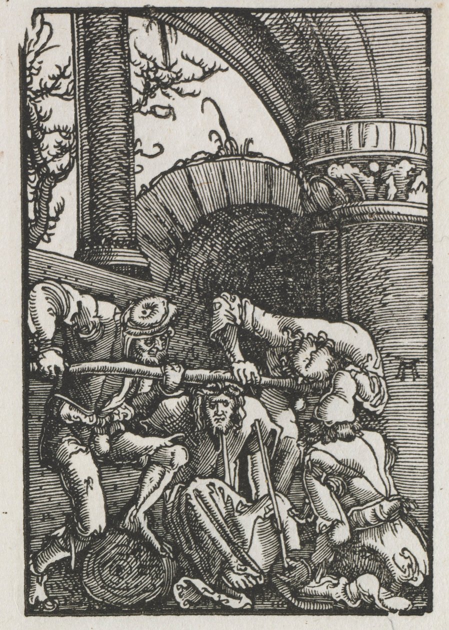 İnsanın Düşüşü ve Kefareti: Dikenlerle Taçlanan İsa, c. 1515. by Albrecht Altdorfer