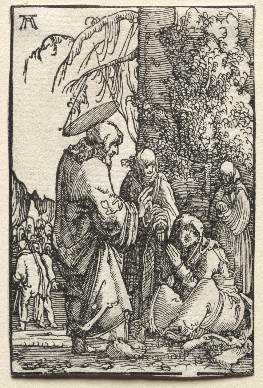 İnsanın Düşüşü ve Kefareti: İsa'nın Tutkudan Önce Annesinden Ayrılması by Albrecht Altdorfer