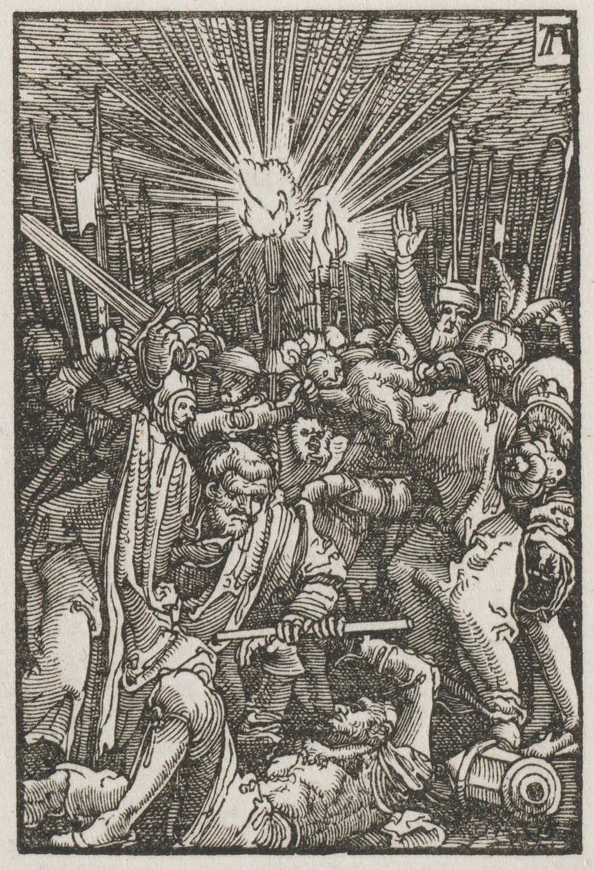 İnsanın Düşüşü ve Kefareti: Tutsak alınan İsa, c. 1515. by Albrecht Altdorfer