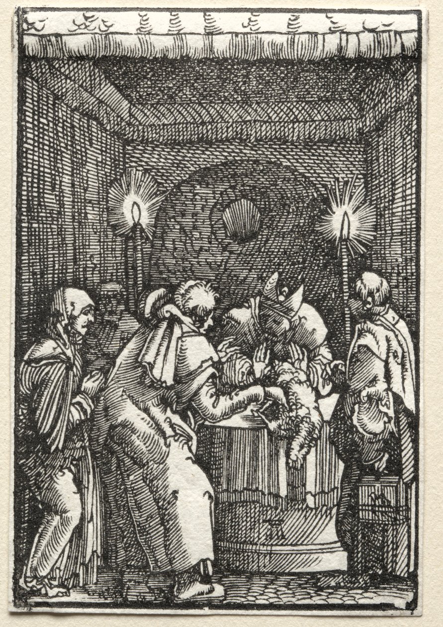 İnsanın Düşüşü ve Kefareti: Baş Rahip Tarafından Reddedilen Joachims Teklifi, c. 1515. by Albrecht Altdorfer