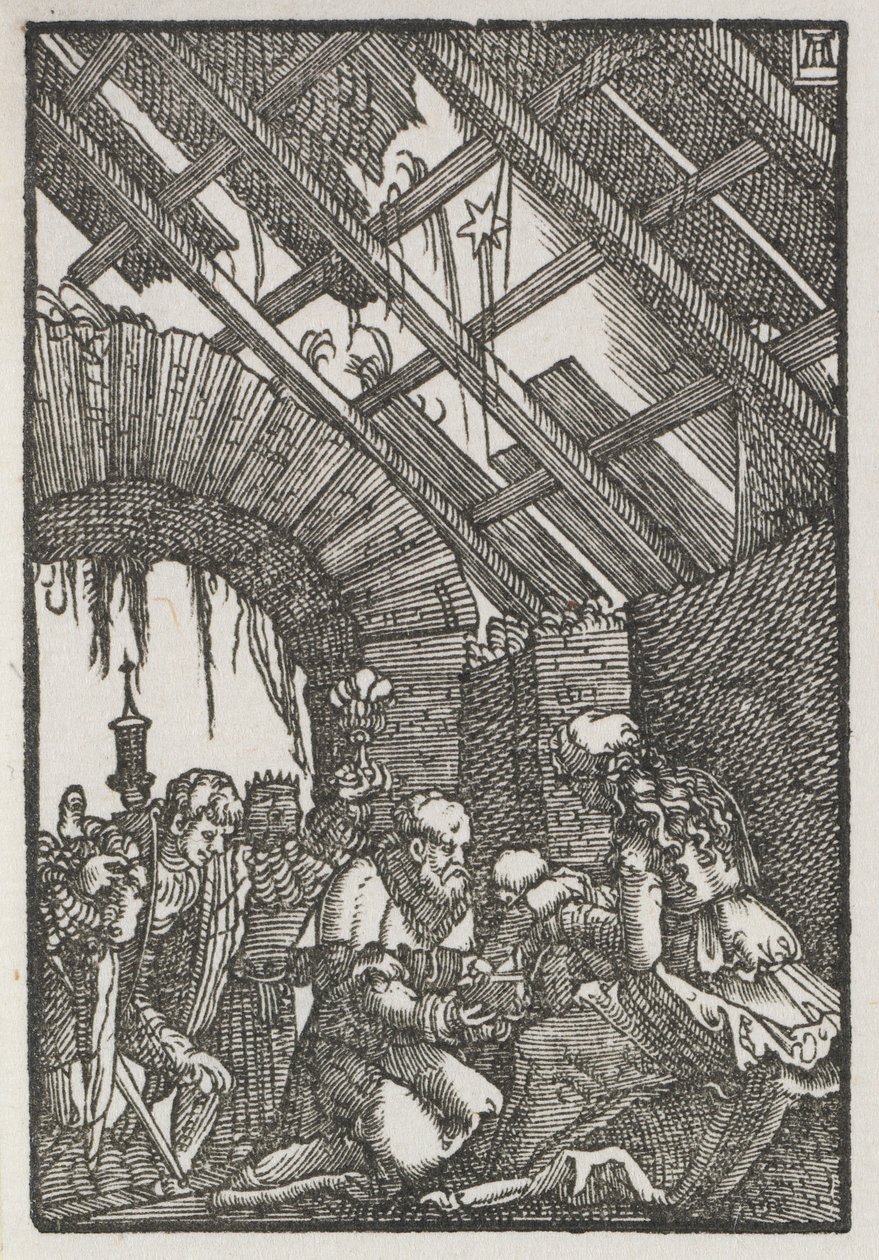 İnsanın Düşüşü ve Kefareti: Büyücülere Tapınma by Albrecht Altdorfer