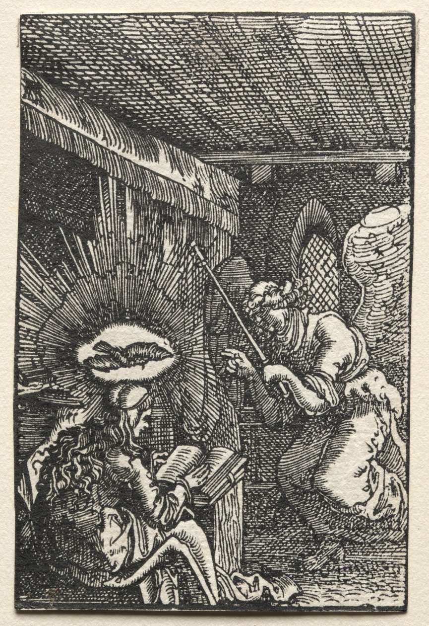 İnsanın Düşüşü ve Kefareti: Müjde by Albrecht Altdorfer