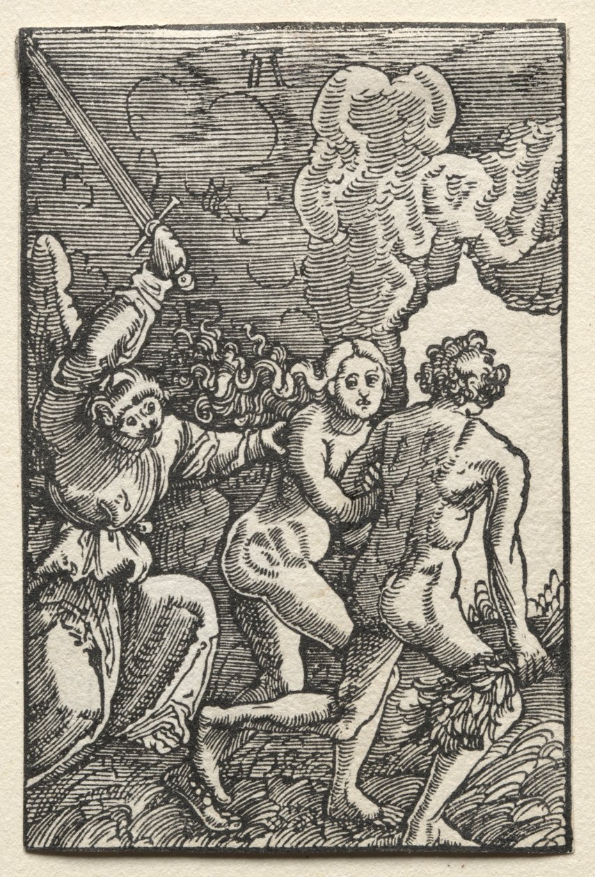 İnsanın Düşüşü ve Kefareti: Cennetten Kovulma, c. 1515. by Albrecht Altdorfer
