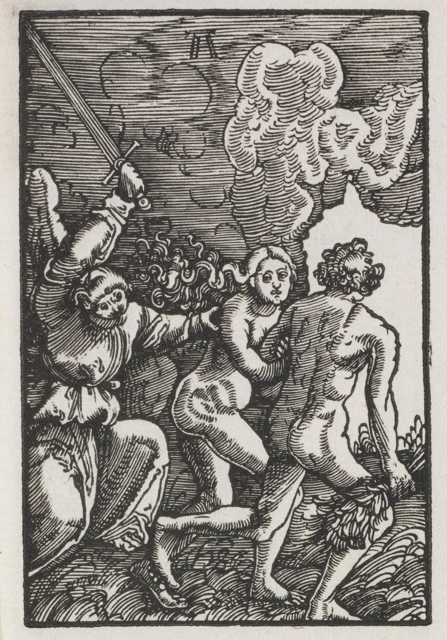 İnsanın Düşüşü ve Kefareti: Cennetten Kovulma, c. 1515. by Albrecht Altdorfer