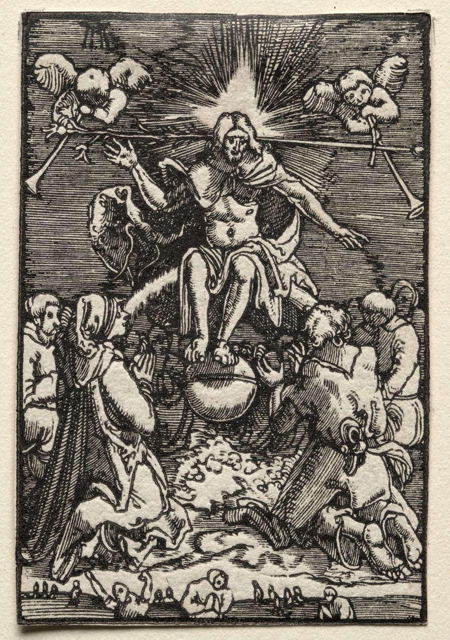 İnsanın Düşüşü ve Kefareti: Son Yargı by Albrecht Altdorfer