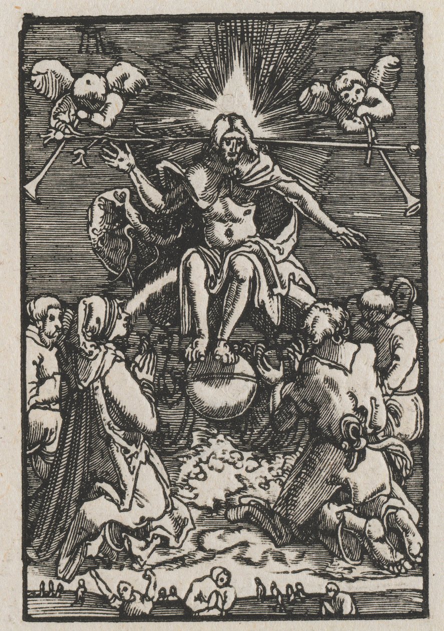 İnsanın Düşüşü ve Kefareti: Son Yargı by Albrecht Altdorfer