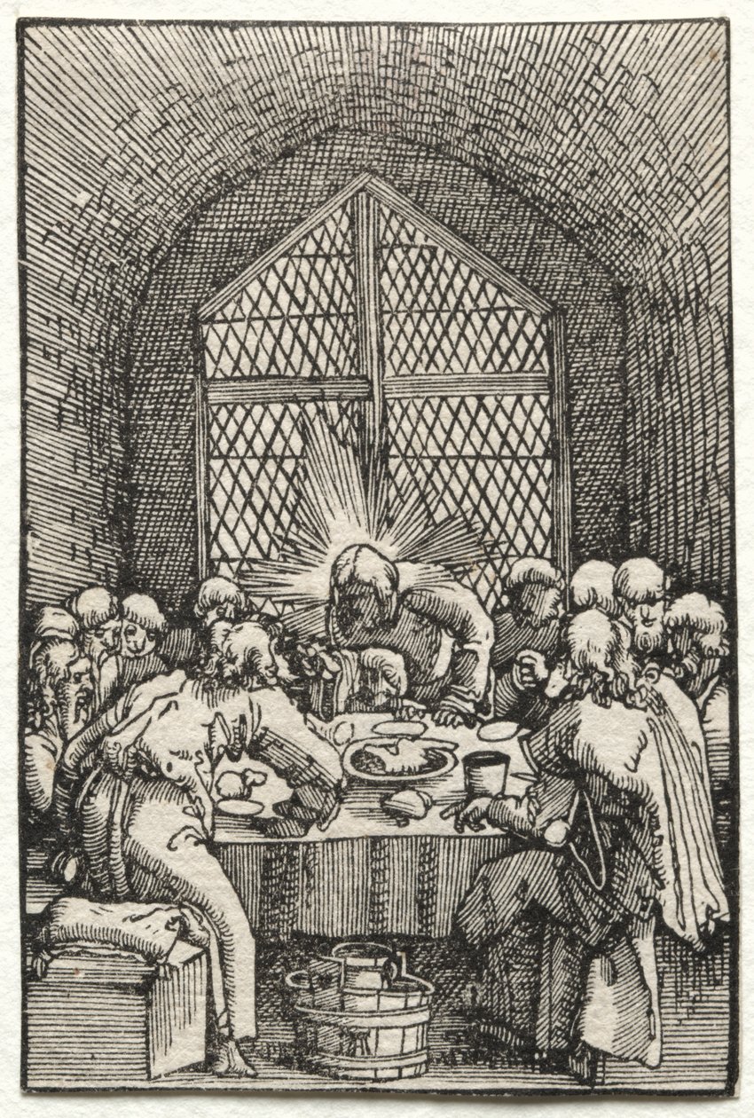İnsanın Düşüşü ve Kefareti: Son Akşam Yemeği by Albrecht Altdorfer