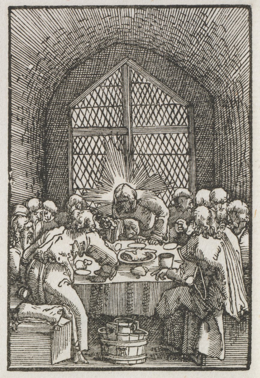 İnsanın Düşüşü ve Kefareti: Son Akşam Yemeği by Albrecht Altdorfer