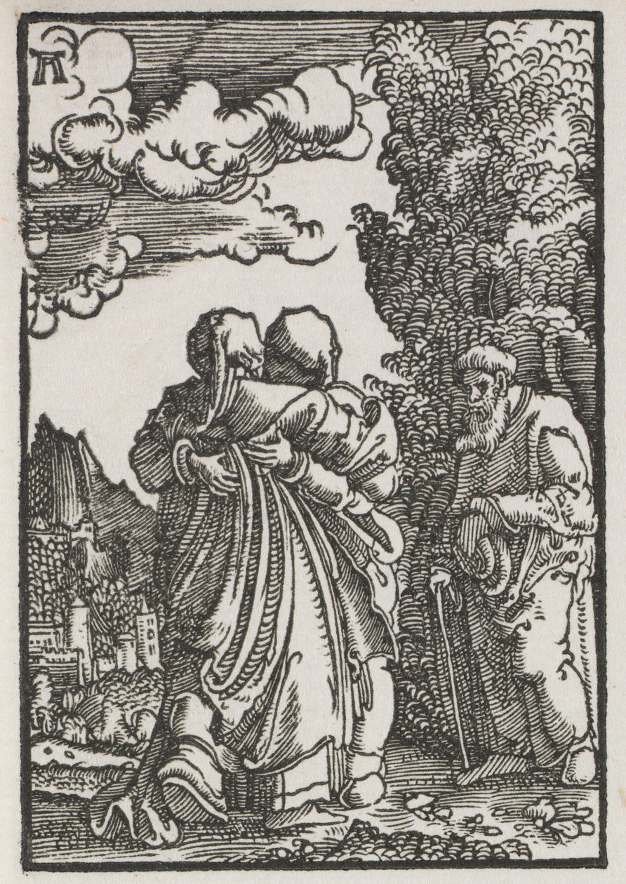 İnsanın Düşüşü ve Kefareti: Ziyaret by Albrecht Altdorfer