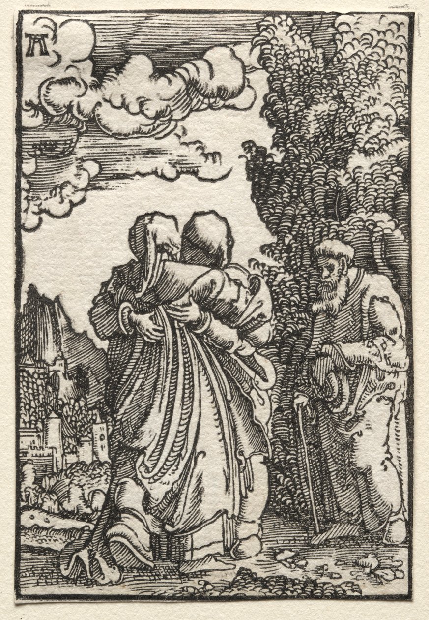 İnsanın Düşüşü ve Kefareti: Ziyaret, c. 1515. by Albrecht Altdorfer