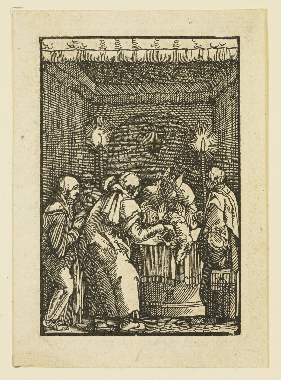 Joachim'in Teklifini Reddeden Baş Rahip by Albrecht Altdorfer