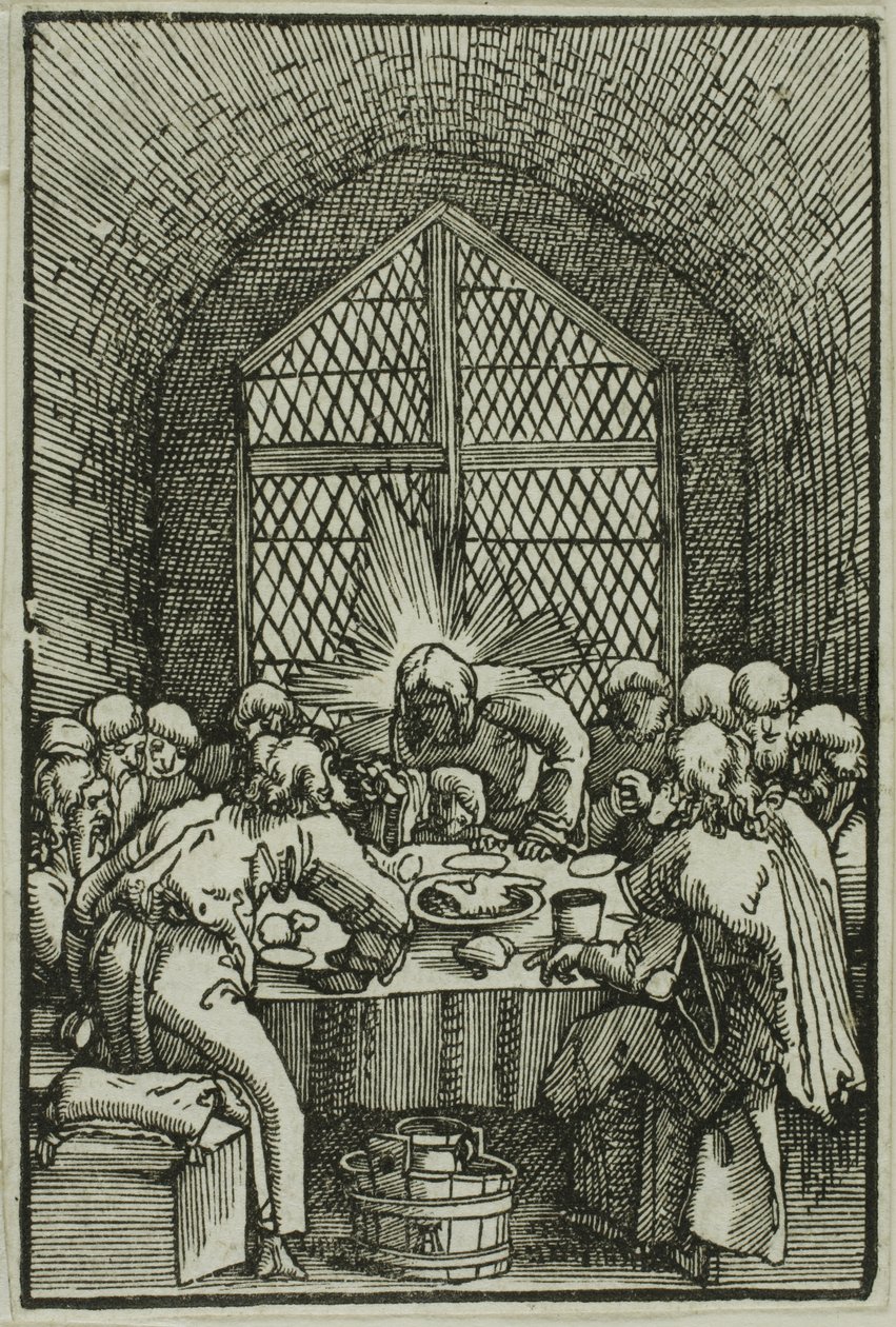 İnsanın Düşüşünden ve Kefaretinden Son Akşam Yemeği by Albrecht Altdorfer