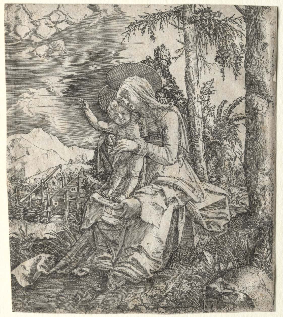 Bir Manzaradaki Bakire by Albrecht Altdorfer