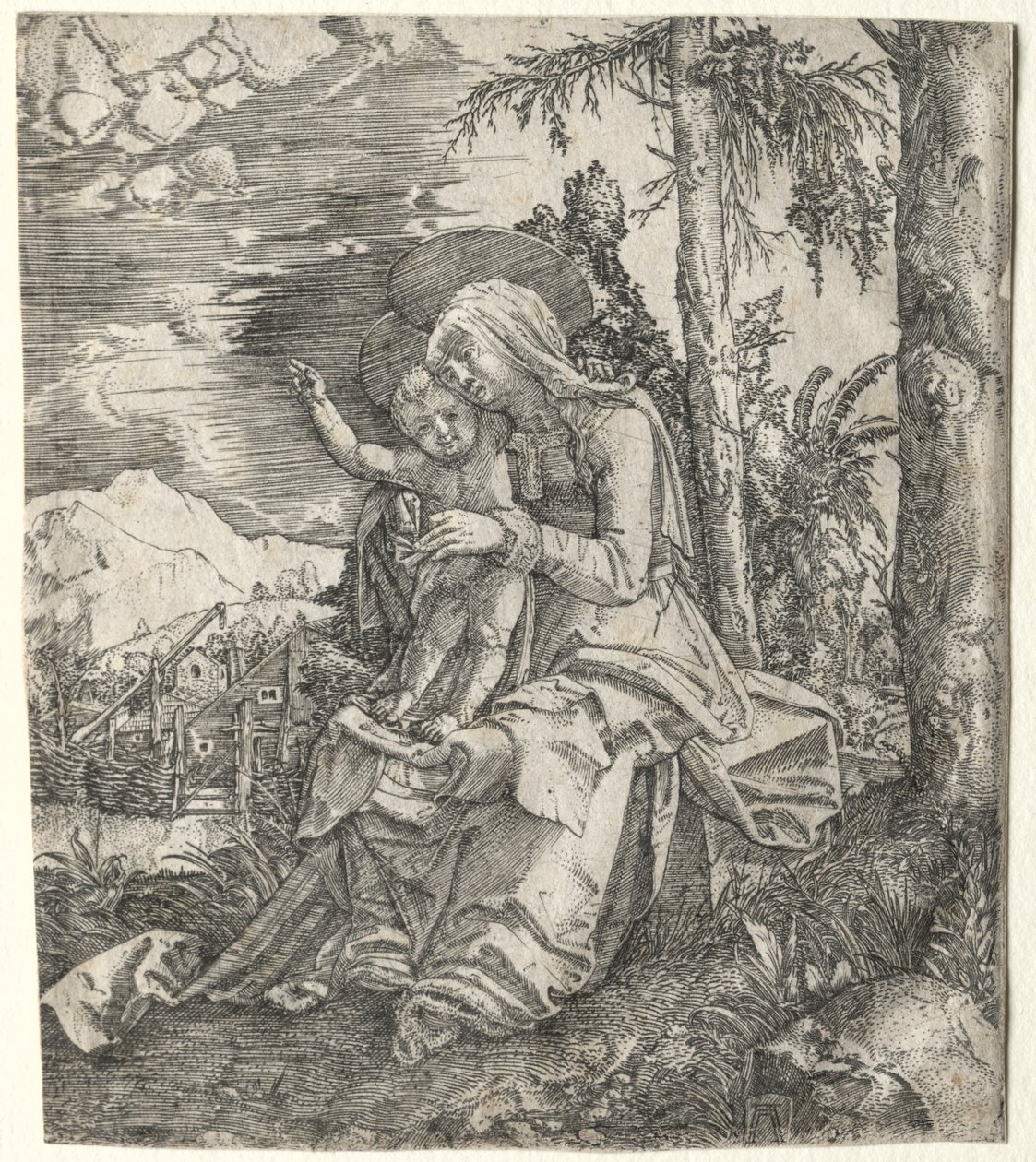 Bir Manzaradaki Bakire, c. 1515. by Albrecht Altdorfer