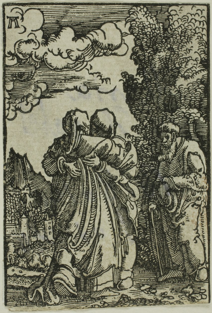 İnsanın Düşüşünden ve Kefaretinden Ziyaret, by Albrecht Altdorfer