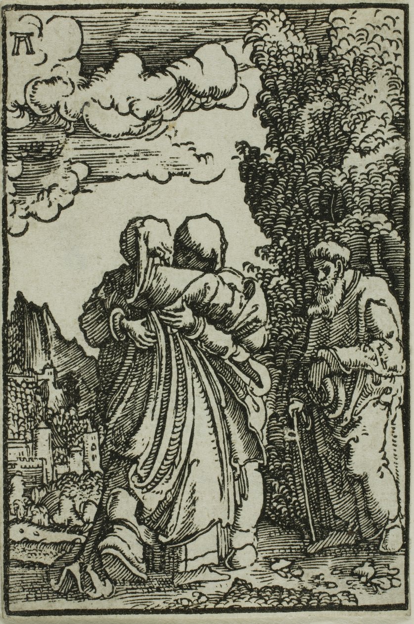 İnsanın Düşüşünden ve Kefaretinden Ziyaret, by Albrecht Altdorfer